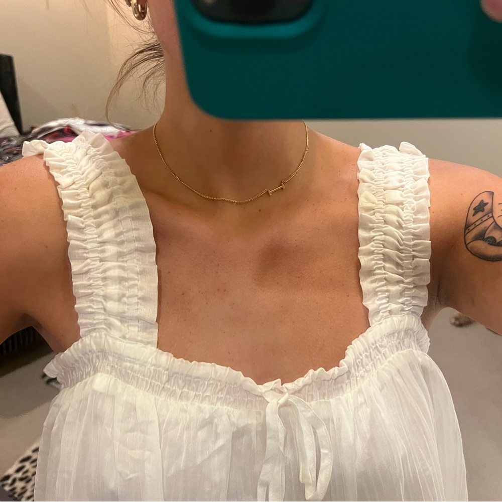 Princess Polly White Ruffle Dress - Picture 6 of 7